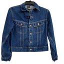 Lee Vintage  Riders SZ 20 Medium Denim Jean Trucker Jacket Button-Up Blue Womens Photo 0