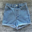 ZARA  0 Light Wash Denim Mom High Rise Bermuda Shorts Photo 2