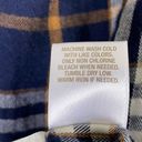 Dress Barn DB  Navy & White Plaid Long Sleeve Button Up Shirt Size 2X Photo 5