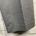 Laundry by Shelli Segal Laundry Shelli Segal Womens Cuffed Wide Leg Dress Trousers Pants Gray size 8 Photo 4