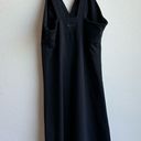 Patagonia  Womens Black Corinne V Neck Sleeveless Athletic Dress Size Medium Photo 5