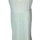 Oak + Fort  Spaghetti Strap Pleated Scoop Neck Midi Dress Mint Green, size Small Photo 1