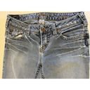 Silver Jeans  Aiko Low Rise Size 30x33 (28x31) Blue Bootcut Med Wash Denim Jeans Photo 7