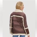 Noize vegan Leather Shearling Jacket Brown Size XS Photo 2