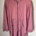 Young Fabulous and Broke YFB pink Fleece Duster Jacket  Photo 2