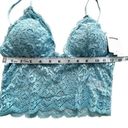 Abound  Lace Longline Blue Bralette Medium NEW Photo 5