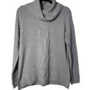 Caslon Light Gray Center Cable Cowl Neck Cotton Blend Sweater Small NWT Photo 1