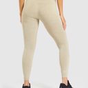 Gymshark  Seamless Adapt Marl Leggings tan olive green size small Photo 8