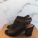 Givenchy women’s studded black leather slingback mules booties IT 35.5 US 5.5 Photo 4