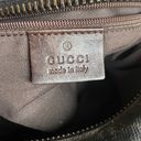 Gucci  GG Canvas Zippered Hobo Bag Black Brown Photo 5