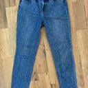 Talbots Flawless Slim Ankle Fit Tulip print Blue Jeans Size 4 Photo 0