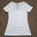 Forever 21 White S/S Athletic Top, Women's Small Photo 0