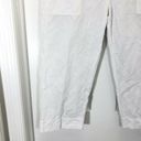 James Perse Standard  Women's White Lined Cropped Button Fly Pants Size 26 Photo 5