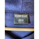 32 Degrees Heat 32 Degrees Sleep Shirt Hoodie Cozy Sleepwear Loungewear Blue S/M Small Medium Photo 3