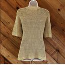 Michael Kors  all seasons gold open knit button down ca… Photo 7