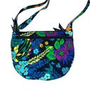 Vera Bradley  Midnight Blues Floral Hipster Crossbody Bag Adjustable Purse 2013 Photo 4