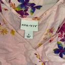 Ava & Viv Pink Floral High Low Dress Photo 4