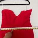 House Of CB  'Tamara' Cherry red Strapless Corset Dress maxi NWOT size XL Photo 8