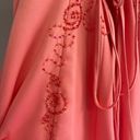 Cache Women’s Vintage pink rhinestones strapless  prom dress size 9/10 Photo 9