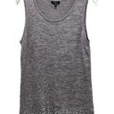 cupio  Sequin Sweater Tank Top Grey Size XL Photo 0