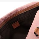 Gucci Pink GG Canvas And Leather Trim Handbag Vintage Photo 4