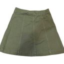 Divided  Green A-line Button Down Mini Skirt Sz 0 Photo 5