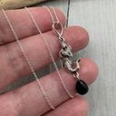 Onyx Mermaid Black  Sterling Silver Necklace Photo 5