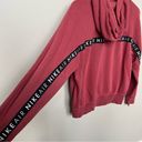 Nike  Air Women’s Rust Red Pullover Hoodie Sweatshirt Size Large Photo 6