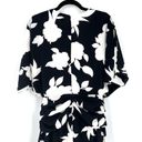 Ark & Co. NWT Floral Maxi Dress twisted front medium black and white Photo 4