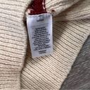 Abound Nwt  preppy sweater vest pullover cable knit cream & maroon Photo 5