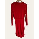 Michelle Mason  REVOLVE Red Long Sleeve Mini Bodycon Dress Size L Photo 7