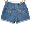 Disney Gitano Vintage Denim Hand Painted  Mickey Mouse High Waisted Jean Shorts Photo 26