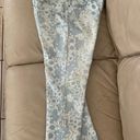 Chico's EUC CHICO’S Platinum Cropped Lace Print Jeans Photo 2