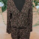 Forever 21  Black Floral Romper Photo 0