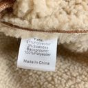 Tuckernuck  Stella Shearling Quarter Zip Front Pullover Jacket Size Medium Photo 9