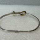 Sterling Silver Vintage 925  Belt Buckle Bangle Bracelet Photo 4