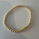 Set Of 3 Gold Beaded Bracelets Photo 2