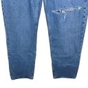 Abercrombie & Fitch Curve Love Medium Destroy High Rise 90s Relaxed Jeans Photo 5