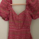 Adelyn Rae  Praya Tie Back Crochet Lace Sorbet Pink Romper Size S Photo 4