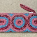 Handmade  Mexican Embroidered Beaded Clutch Photo 1