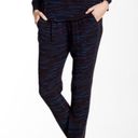 Rebecca Taylor  Blue Stripe Tiger Pants Joggers Pull On Photo 1