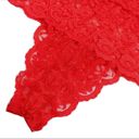 One Piece Red Women's Deep V Lingerie Lace Sleepwear Teddy  Babydoll Bodysuit S Photo 4