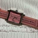 Juicy Couture  Vintage Pink Brown and Silver Skinny Watch Photo 0