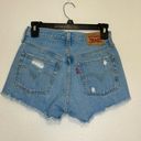 Levi’s  501 Cut off Denim Shorts size 24W Photo 2