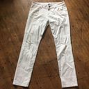 CAbi  white slim boyfriend size 8 jeans Photo 0