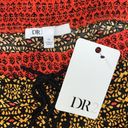 Daniel Rainn DR2 by  NWT 3X Black & Orange Printed Elastic Waist Crop Capri Pants Photo 4