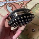 Forever 21 Vintage Y2K Black Heart-box Stud Grommets Chain Whimsygoth Punk Rave Coquette Purse Clutch Doll shoulder club night out festival Kill gold Purse Handbag Photo 5