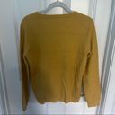 Harper  Lane Mustard Yellow/Goldenrod Sweater Sz M Photo 4