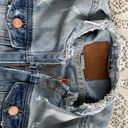 Boom Boom Jeans Cropped Distressed Jean Jacket Photo 1