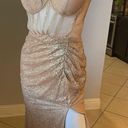 Cinderella Divine Women’s formal sparkly dress size 4
Brand is 
Rose gold color Photo 6